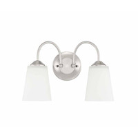 Bathroom Lighting (2 Bulbs) 14-5/8" Width Bathroom Lighting (2 Bulbs) 14-5/8" Width
