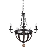 Mid Sized Chandelier 24-7/8" Width Mid Sized Chandelier 24-7/8" Width