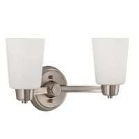 Bathroom Lighting (2 Bulbs) 16-1/8" Width Bathroom Lighting (2 Bulbs) 16-1/8" Width