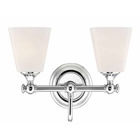 Bathroom Lighting (2 Bulbs) 14" Width Bathroom Lighting (2 Bulbs) 14" Width