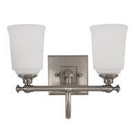 Bathroom Lighting (2 Bulbs) 13-1/4" Width Bathroom Lighting (2 Bulbs) 13-1/4" Width