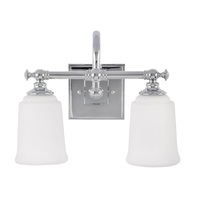 Bathroom Lighting (2 Bulbs) 13-1/4" Width Bathroom Lighting (2 Bulbs) 13-1/4" Width