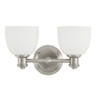 Bathroom Lighting (2 Bulbs) 14-3/8" Width Bathroom Lighting (2 Bulbs) 14-3/8" Width