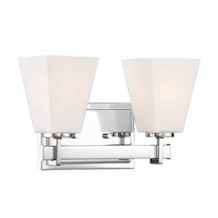 Bathroom Lighting (2 Bulbs) 12-7/8" Width Bathroom Lighting (2 Bulbs) 12-7/8" Width