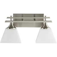 Bathroom Lighting (2 Bulbs) 17-3/16" Width Bathroom Lighting (2 Bulbs) 17-3/16" Width