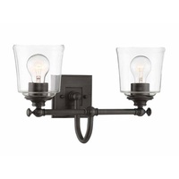Bathroom Lighting (2 Bulbs) 17-3/7" Width Bathroom Lighting (2 Bulbs) 17-3/7" Width