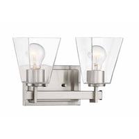 Bathroom Lighting (2 Bulbs) 12-7/8" Width Bathroom Lighting (2 Bulbs) 12-7/8" Width