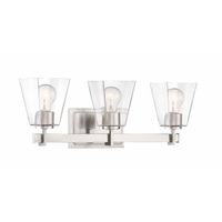 Bathroom Lighting (3 bulbs) 22-3/8" Width Bathroom Lighting (3 bulbs) 22-3/8" Width