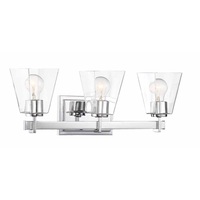 Bathroom Lighting (3 bulbs) 22-3/8" Width Bathroom Lighting (3 bulbs) 22-3/8" Width