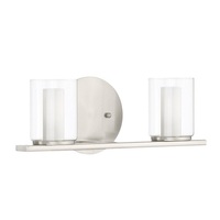 Bathroom Lighting (2 Bulbs) 13-5/8" Width Bathroom Lighting (2 Bulbs) 13-5/8" Width