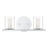 Bathroom Lighting (2 Bulbs) 13-5/8" Width Bathroom Lighting (2 Bulbs) 13-5/8" Width