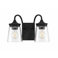 Bathroom Lighting (2 Bulbs) 13-7/8" Width Bathroom Lighting (2 Bulbs) 13-7/8" Width