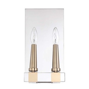 PHWL3232POSSAB Cartgate Multi Bulb Wall Sconce - Polished Stainless Steel/Antique Brass PHWL3232POSSAB Cartgate Multi Bulb Wall Sconce - Polished Stainless Steel/Antique Brass
