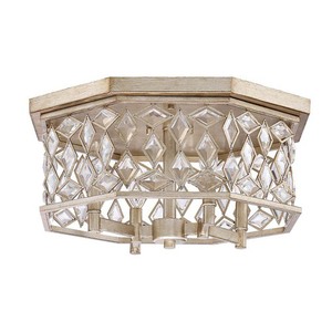PHFL4084ASL Cross Pointe Flush Mount Ceiling Light - Antique Silver Leaf PHFL4084ASL Cross Pointe Flush Mount Ceiling Light - Antique Silver Leaf