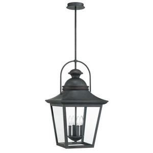 PHEL4900IRAS Cedar Manor Hanging Hanging Lantern - Iron Ash PHEL4900IRAS Cedar Manor Hanging Hanging Lantern - Iron Ash