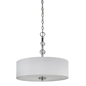 PHHL6004PN Bankloft Drum Pendant Pendant Light - Polished Nickel PHHL6004PN Bankloft Drum Pendant Pendant Light - Polished Nickel