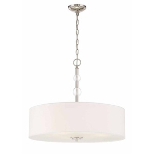 PHHL6106PN Bankloft Mid Sized Chandelier Chandelier - Polished Nickel PHHL6106PN Bankloft Mid Sized Chandelier Chandelier - Polished Nickel