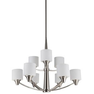 PHHL6289BN Eastover Mid Sized Chandelier Chandelier - Brushed Nickel PHHL6289BN Eastover Mid Sized Chandelier Chandelier - Brushed Nickel