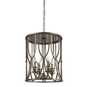PHPL5644GS Minetta Entrance / Foyer Pendant Light - Gilded Silver PHPL5644GS Minetta Entrance / Foyer Pendant Light - Gilded Silver