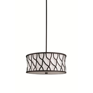 PHPL5693DB Drum Pendant Pendant Light - Dark Bronze PHPL5693DB Drum Pendant Pendant Light - Dark Bronze