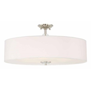 PHSFL4006PN Bankloft Flush Mount Ceiling Light - Polished Nickel PHSFL4006PN Bankloft Flush Mount Ceiling Light - Polished Nickel