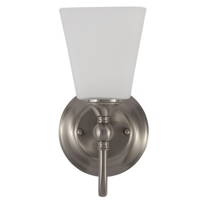 PHVL2061BN Matina 1 Bulb Wall Sconce - Brushed Nickel PHVL2061BN Matina 1 Bulb Wall Sconce - Brushed Nickel