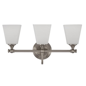 PHVL2063BN Matina 3 Bulb Bathroom Lighting - Brushed Nickel PHVL2063BN Matina 3 Bulb Bathroom Lighting - Brushed Nickel
