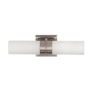 PHVL2102BN Como 2 Bulb Bathroom Lighting - Brushed Nickel PHVL2102BN Como 2 Bulb Bathroom Lighting - Brushed Nickel