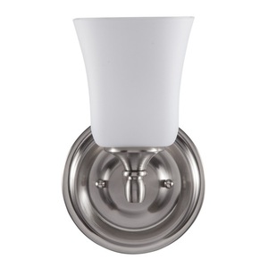 PHVL2211BN Scaborough 1 Bulb Wall Sconce - Brushed Nickel PHVL2211BN Scaborough 1 Bulb Wall Sconce - Brushed Nickel
