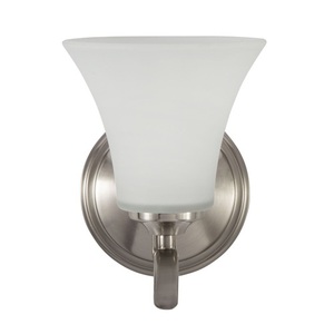 PHVL2251BN Columbus 1 Bulb Wall Sconce - Brushed Nickel PHVL2251BN Columbus 1 Bulb Wall Sconce - Brushed Nickel