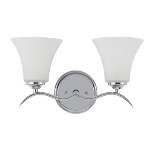 PHVL2252PC Columbus 2 Bulb Bathroom Lighting - Polished Chrome PHVL2252PC Columbus 2 Bulb Bathroom Lighting - Polished Chrome