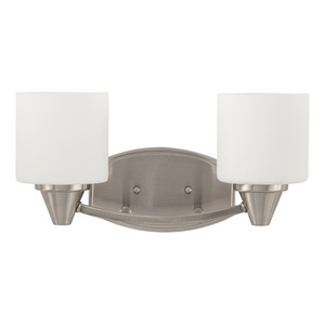 PHVL2262BN Eastover 2 Bulb Bathroom Lighting - Brushed Nickel PHVL2262BN Eastover 2 Bulb Bathroom Lighting - Brushed Nickel