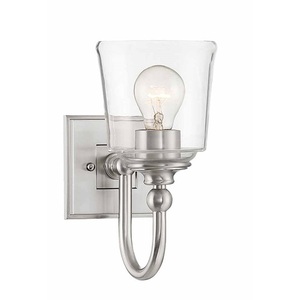PHVL3011BN Antonia 1 Bulb Wall Sconce - Brushed Nickel PHVL3011BN Antonia 1 Bulb Wall Sconce - Brushed Nickel