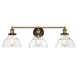 PHVL3073ORBRAB Mooretown 3 Bulb Bathroom Lighting - Oil Rubbed Bronze/Antique Brass PHVL3073ORBRAB Mooretown 3 Bulb Bathroom Lighting - Oil Rubbed Bronze/Antique Brass
