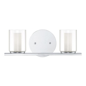 PHVL3102PC Skimino 2 Bulb Bathroom Lighting - Polished Chrome PHVL3102PC Skimino 2 Bulb Bathroom Lighting - Polished Chrome