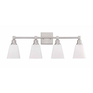 PHVL3184BN Leadwell 4 or More Bulb Bathroom Lighting - Brushed Nickel PHVL3184BN Leadwell 4 or More Bulb Bathroom Lighting - Brushed Nickel