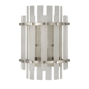 PHWL3192BN Sea Glass Multi Bulb Wall Sconce - Brushed Nickel PHWL3192BN Sea Glass Multi Bulb Wall Sconce - Brushed Nickel