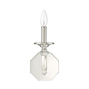 PHWL3341PN 1 Bulb Wall Sconce - Polished Nickel PHWL3341PN 1 Bulb Wall Sconce - Polished Nickel