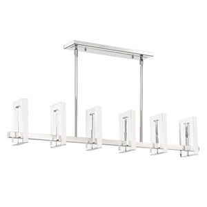 PHPL6296POSS Forest Heights Linear Pendant Pendant Light - Polished Stainless Steel PHPL6296POSS Forest Heights Linear Pendant Pendant Light - Polished Stainless Steel