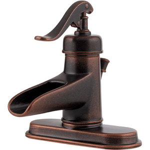 PGT42YP0U Ashfield Single Hole Bathroom Faucet - Rustic Bronze PGT42YP0U Ashfield Single Hole Bathroom Faucet - Rustic Bronze
