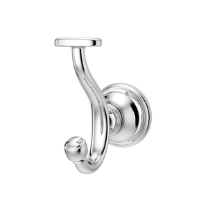 PBRHTB0C Tisbury Robe Hook Bathroom Accessory - Polished Chrome PBRHTB0C Tisbury Robe Hook Bathroom Accessory - Polished Chrome