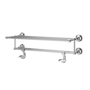 PBTRTB2C Tisbury Towel Rack Bathroom Accessory - Polished Chrome PBTRTB2C Tisbury Towel Rack Bathroom Accessory - Polished Chrome