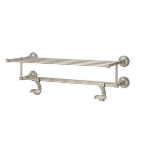 PBTRTB2K Tisbury Towel Rack Bathroom Accessory - Brushed Nickel PBTRTB2K Tisbury Towel Rack Bathroom Accessory - Brushed Nickel