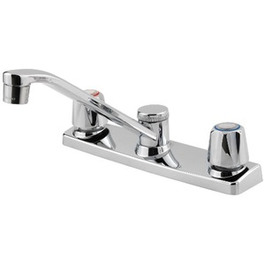 Pg1271000 Pfirst Wall Mount Kitchen Faucet Polished Chrome At