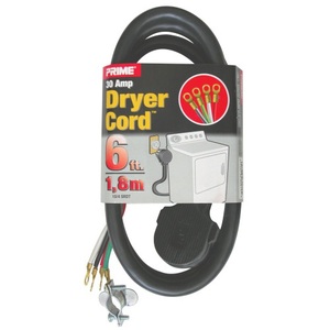 PRD100406L Dryer Cord Power Cord Dryer - Black PRD100406L Dryer Cord Power Cord Dryer - Black