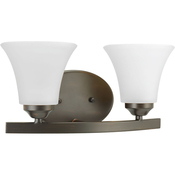 Bathroom Lighting (2 Bulbs) 13-1/4" Width Bathroom Lighting (2 Bulbs) 13-1/4" Width