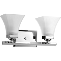 Bathroom Lighting (2 Bulbs) 14-5/8" Width Bathroom Lighting (2 Bulbs) 14-5/8" Width