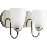 Bathroom Lighting (2 Bulbs) 12" Width Bathroom Lighting (2 Bulbs) 12" Width