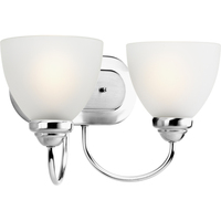 Bathroom Lighting (2 Bulbs) 14" Width Bathroom Lighting (2 Bulbs) 14" Width