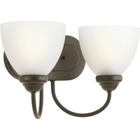 Bathroom Lighting (2 Bulbs) 14" Width Bathroom Lighting (2 Bulbs) 14" Width